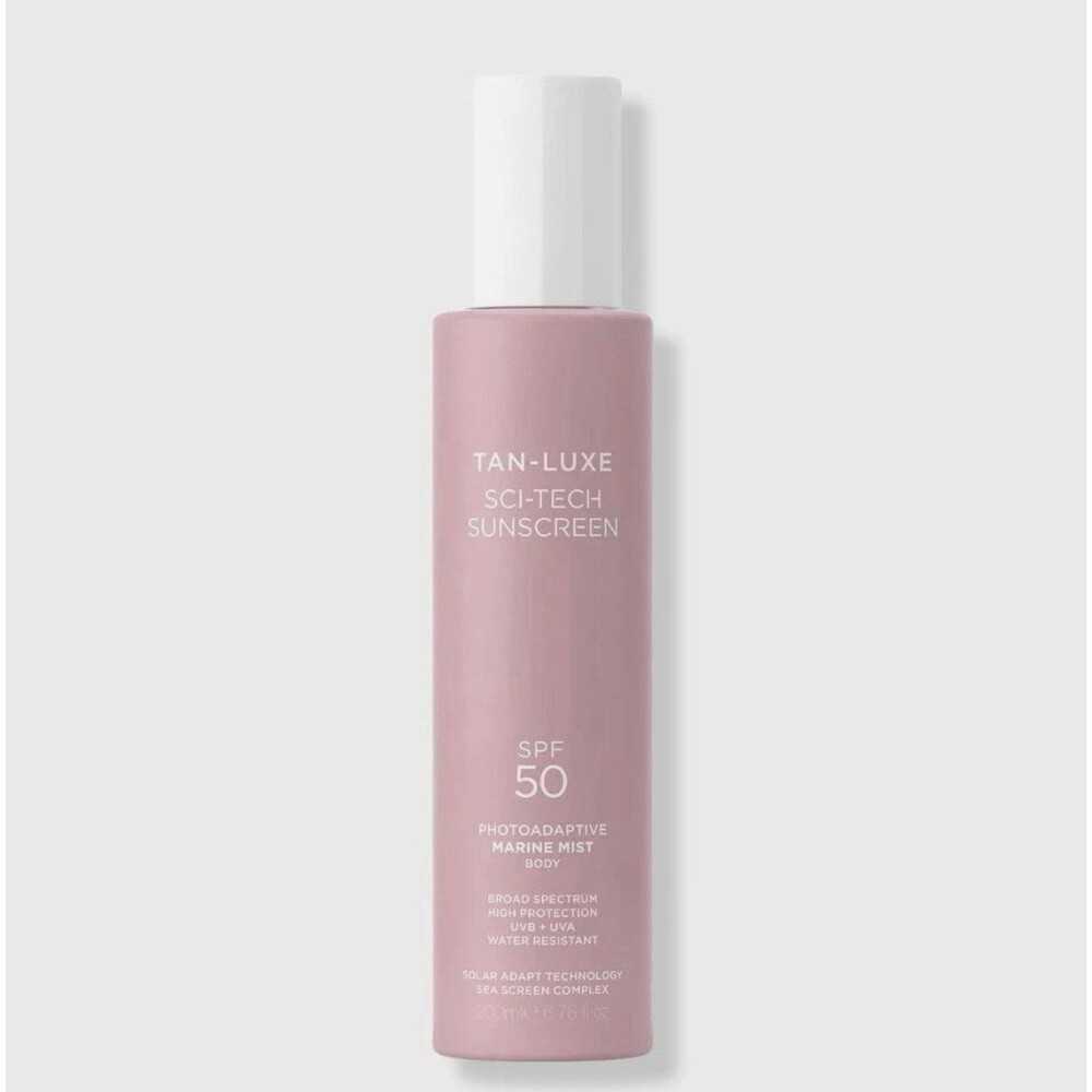 TAN-LUXE Sci-Tech Sunscreen SPF 50 Body Marine Mist 6.76 oz 200ml EXP 08/27